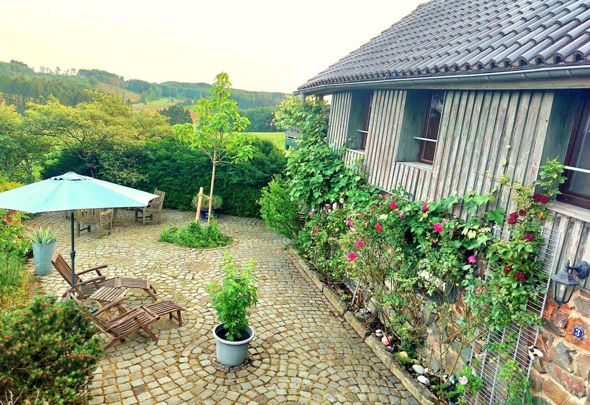Kleines Haus Mitten In Der Natur Mit Eigener Terrasse Und Sonnenbalkon Halver Dış mekan fotoğraf